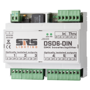 SRS DSD6-DIN DMX Splitter 6- Kanal 